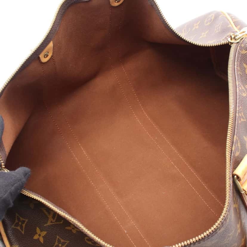 Louis Vuitton Monogram Keepall Bandouliere 50 Brown Canvas Good condition - Inside View
