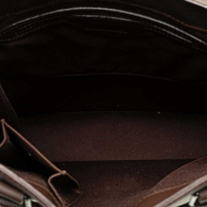 Louis Vuitton Epi Sac Plat PM Brown Leather Good condition - Model View