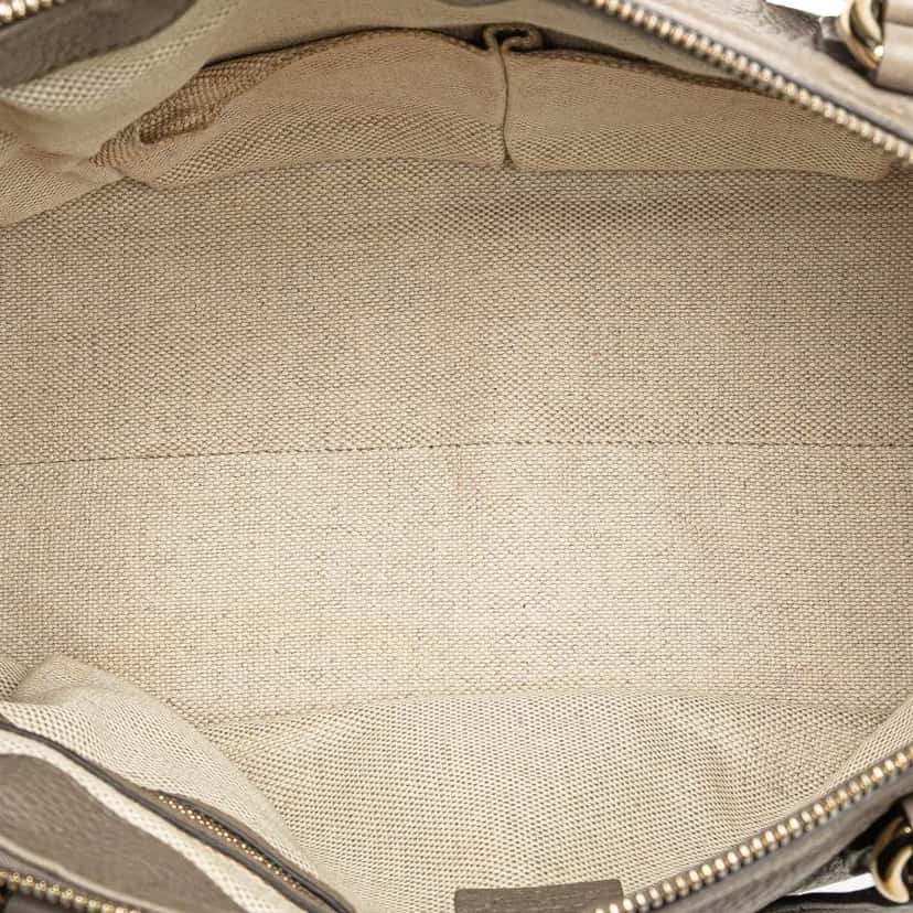 Gucci Small Leather Soho Working Satchel Brown Leather Good condition - Model View