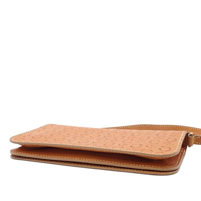 Celine C Macadam Leather Pochette Brown Leather Good condition - Inside View