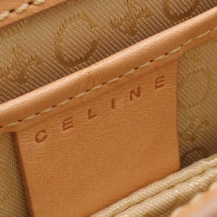 Celine C Macadam Leather Pochette Brown Leather Good condition - Box View