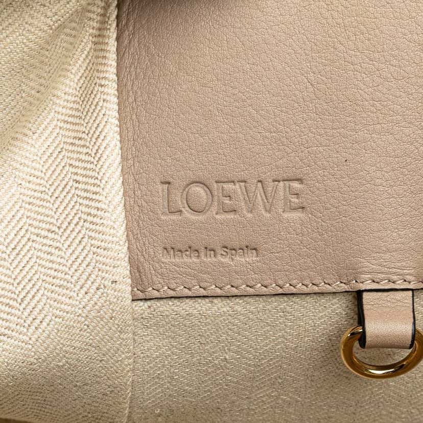 Loewe Small Leather Hammock Bag Brown Leather Good condition - Box View