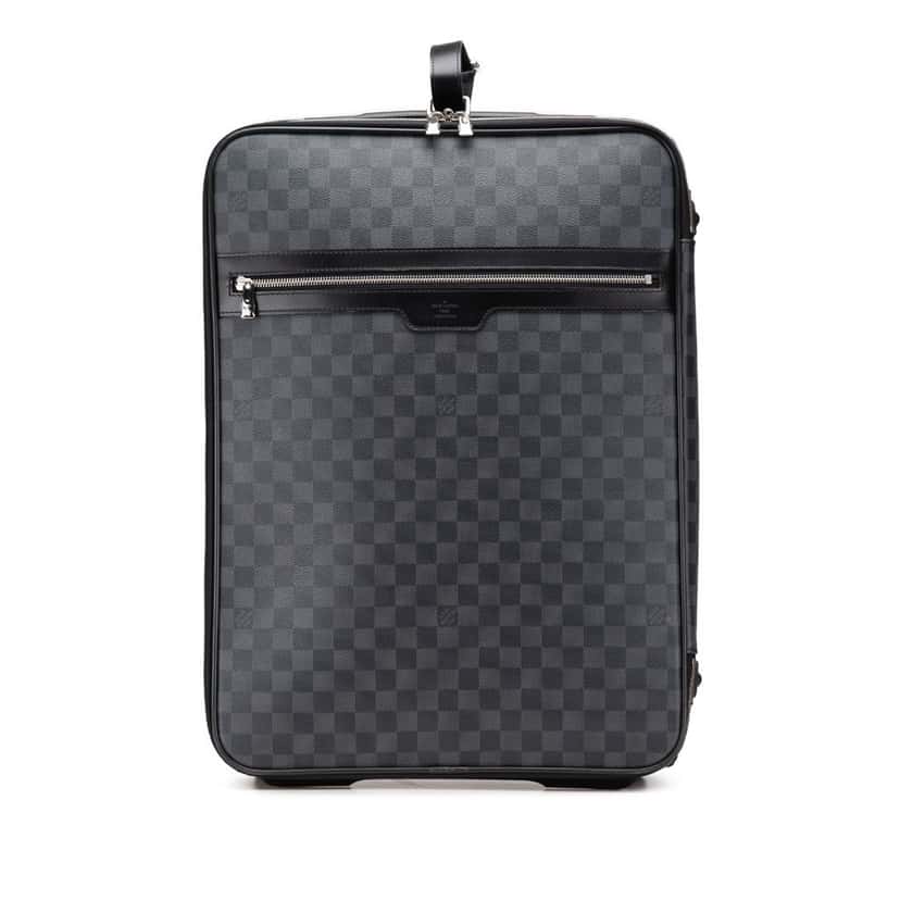 Louis Vuitton Damier Graphite Pegase 55 Black Canvas Good condition - Front View