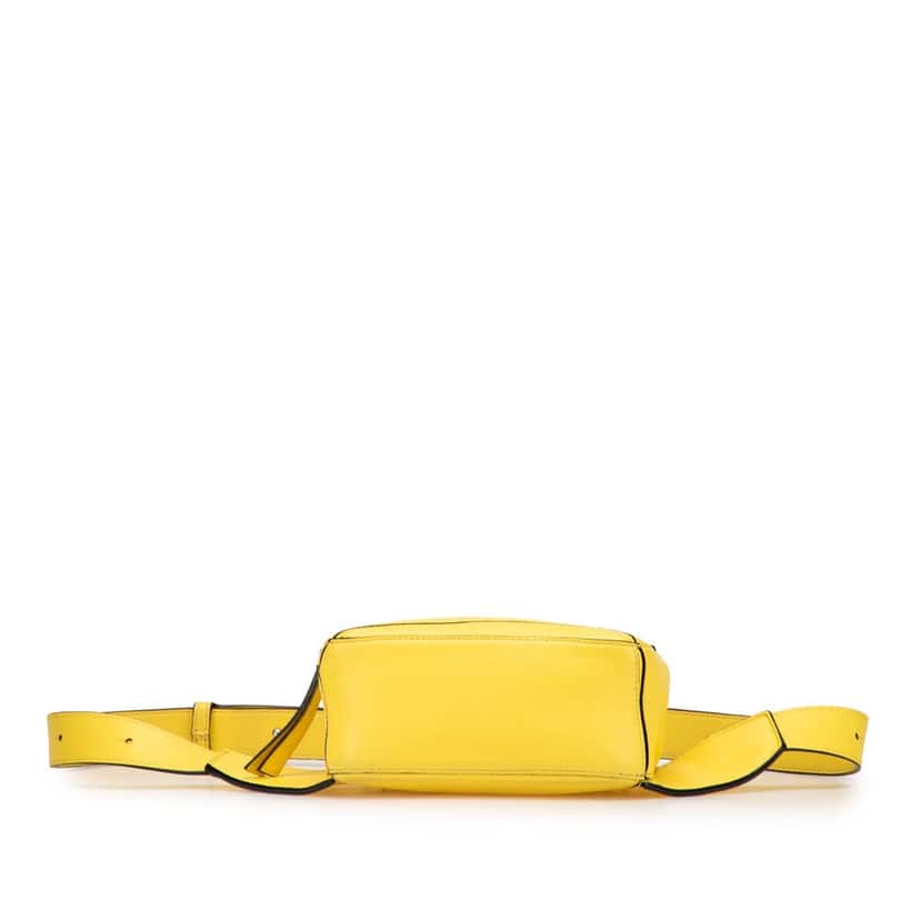 Loewe Mini Calfskin Puzzle Bumbag Yellow Leather Good condition - Inside View