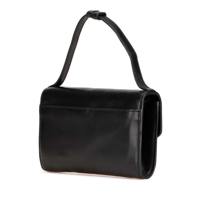 Gucci Mini Leather Zumi Satchel Black Leather Good condition - Back View