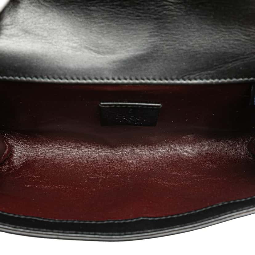 Gucci Mini Leather Zumi Satchel Black Leather Good condition - Model View