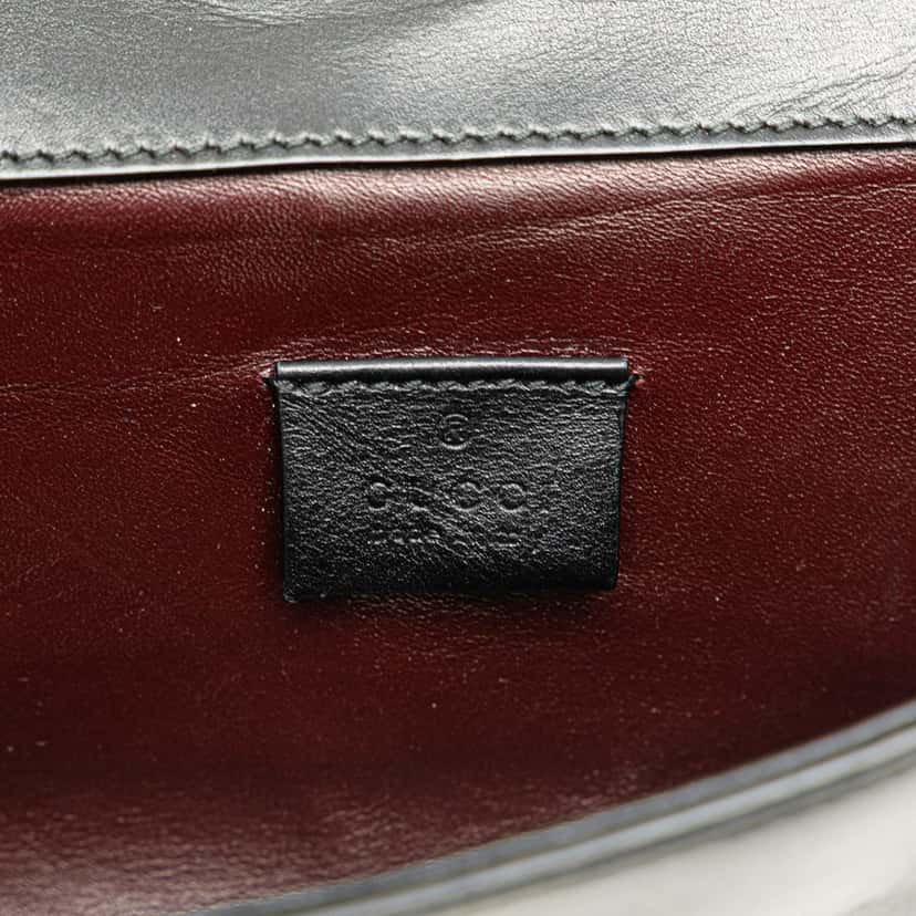 Gucci Mini Leather Zumi Satchel Black Leather Good condition - Box View