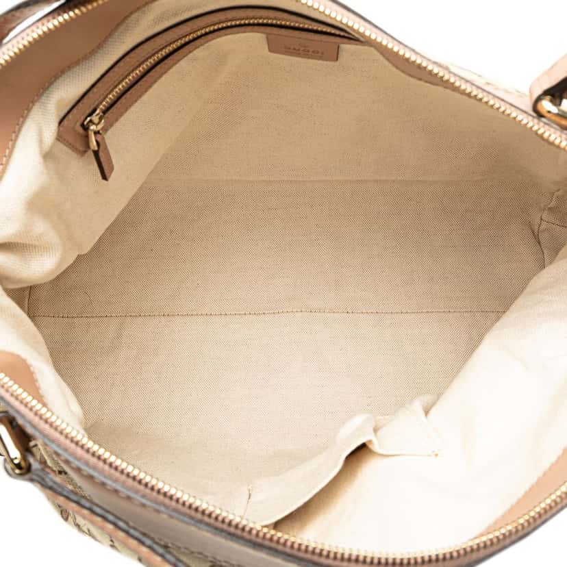Gucci GG Canvas Mayfair Satchel Brown Canvas Good condition - Model View