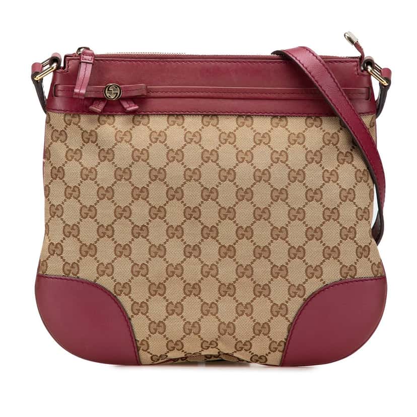 Gucci GG Canvas Mayfair Crossbody Brown Canvas Good condition - Front View