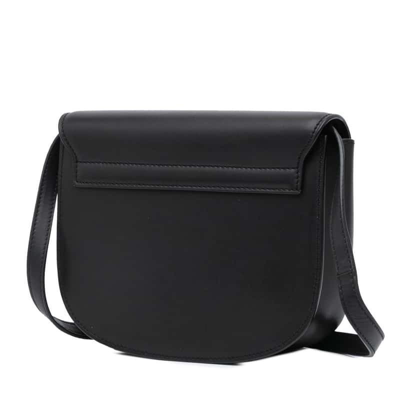 Saint Laurent Medium Leather Monogram Kaia Crossbody Black Leather Good condition - Back View
