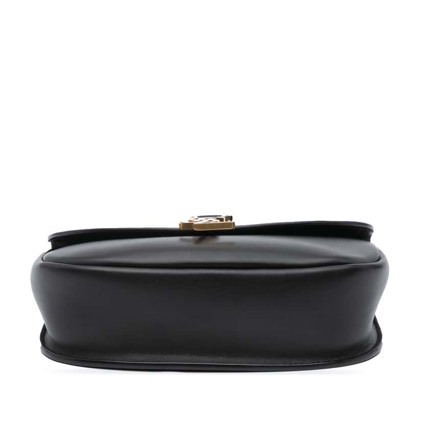 Saint Laurent Medium Leather Monogram Kaia Crossbody Black Leather Good condition - Inside View