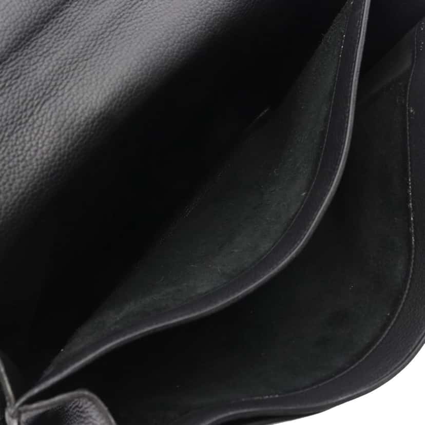 Hermès Togo Sac A Depeches 38 Black Leather Good condition - Inside View