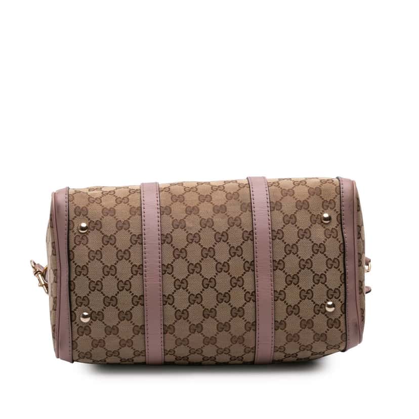Gucci GG Canvas Joy Boston Bag Brown Canvas Good condition - Inside View