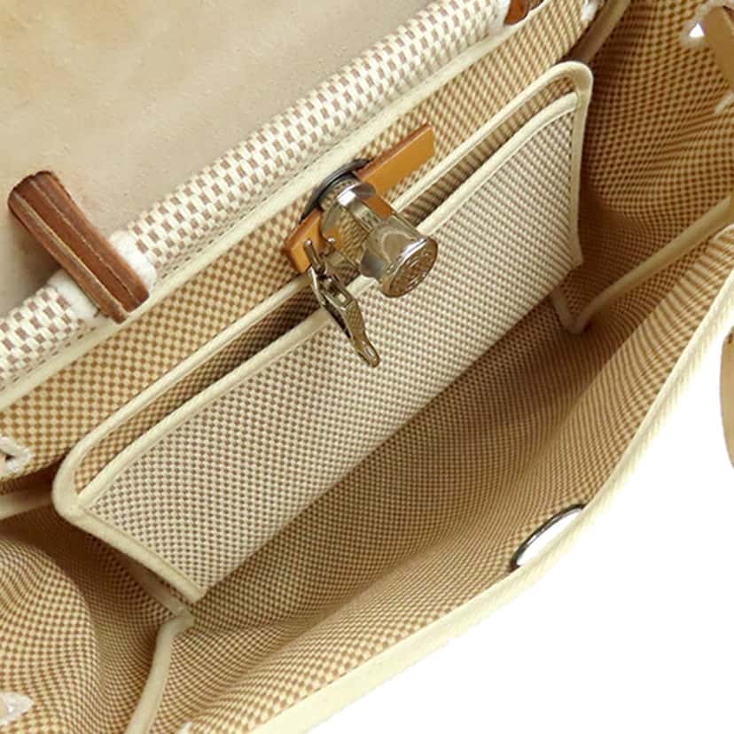 Hermès Toile Herbag PM Brown Canvas Good condition - Model View