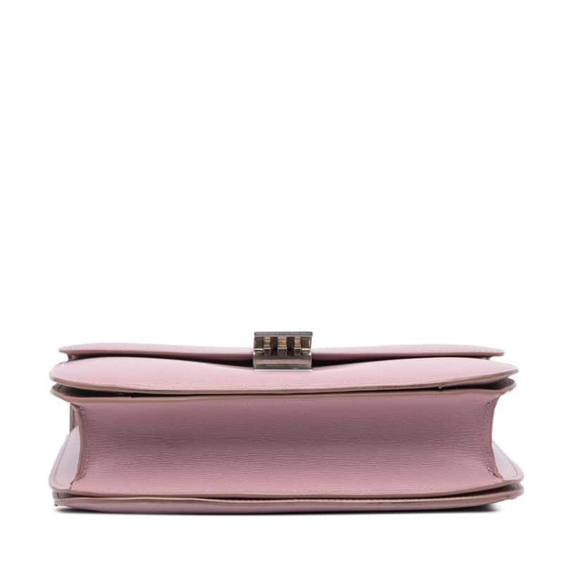 Celine Medium Calfskin Classic Box Pink Leather Good condition - Inside View