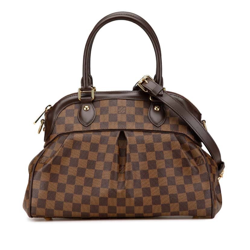 Louis Vuitton Damier Ebene Trevi PM Brown Canvas Good condition - Front View