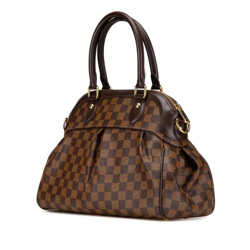 Louis Vuitton Damier Ebene Trevi PM Brown Canvas Good condition - Back View