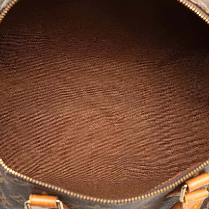 Louis Vuitton Monogram Speedy 35 Brown Canvas Good condition - Model View