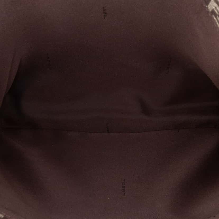 Fendi Zucchino Canvas Tote Brown Canvas Good condition - Box View