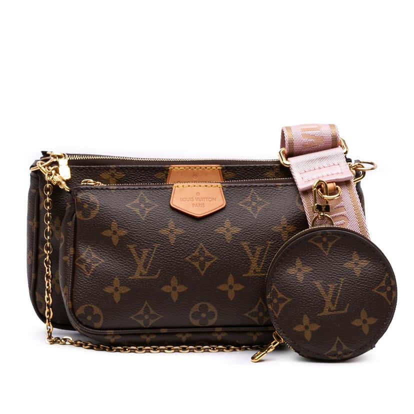 Louis Vuitton Monogram Multi Pochette Accessoires Brown Canvas Good condition - Front View