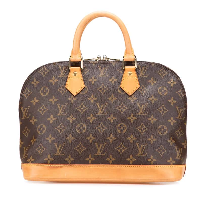 Louis Vuitton Monogram Alma PM Brown Canvas Good condition - Front View