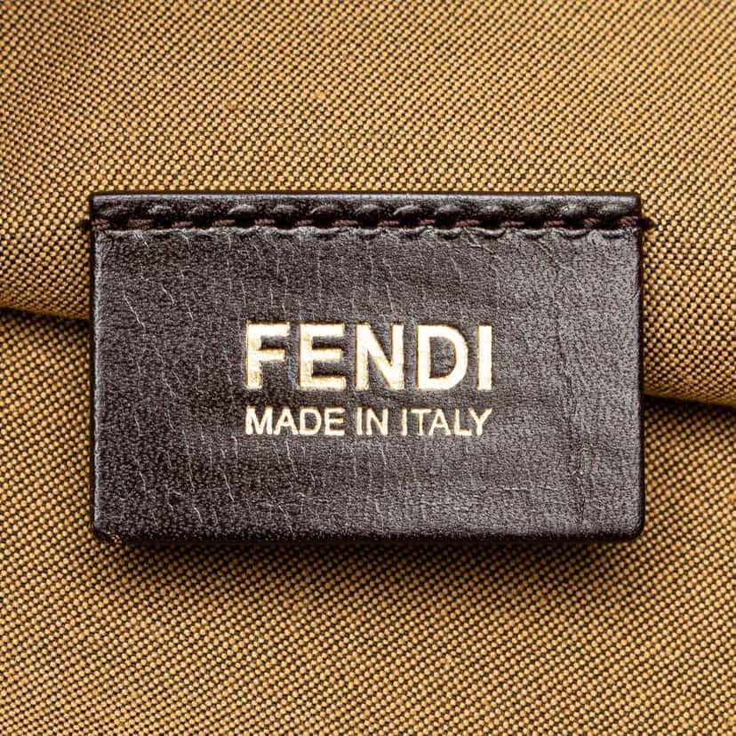 Fendi Zucca Canvas Shopping Tote Brown Canvas Good condition - Box View