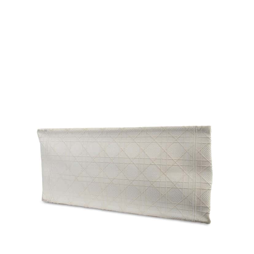Dior Medium Cannage Book Tote White Canvas Good condition - Model View