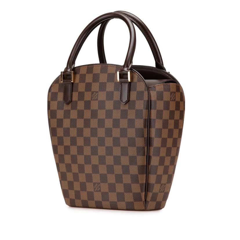 Louis Vuitton Damier Ebene Sarria Seau Brown Canvas Good condition - Back View