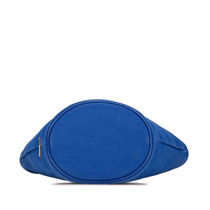 Prada Canvas Canapa Logo Satchel Blue Canvas Good condition - Inside View
