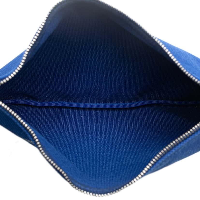 Prada Canvas Canapa Logo Satchel Blue Canvas Good condition - Box View