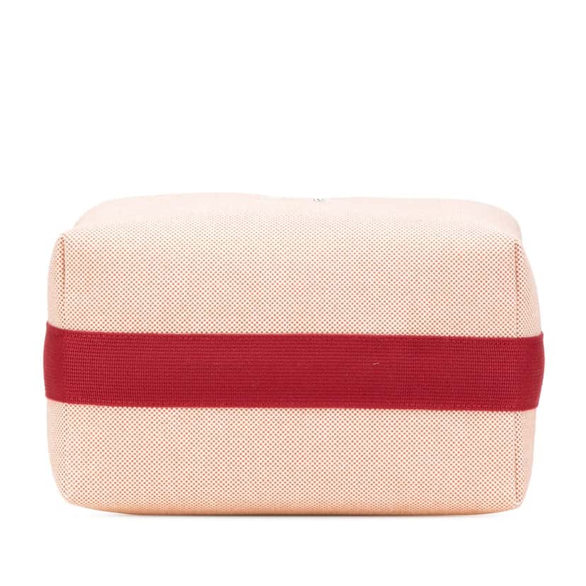 Hermès Large Canvas Bride A Brac Cabriole Case Orange Canvas Good condition - Inside View