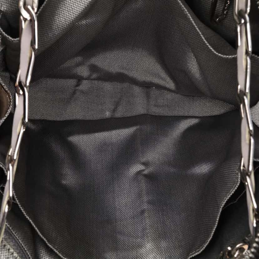 Chanel Medium Vertical Quilted Lambskin Mademoiselle Camera Bag Black Leather Good condition - Model View