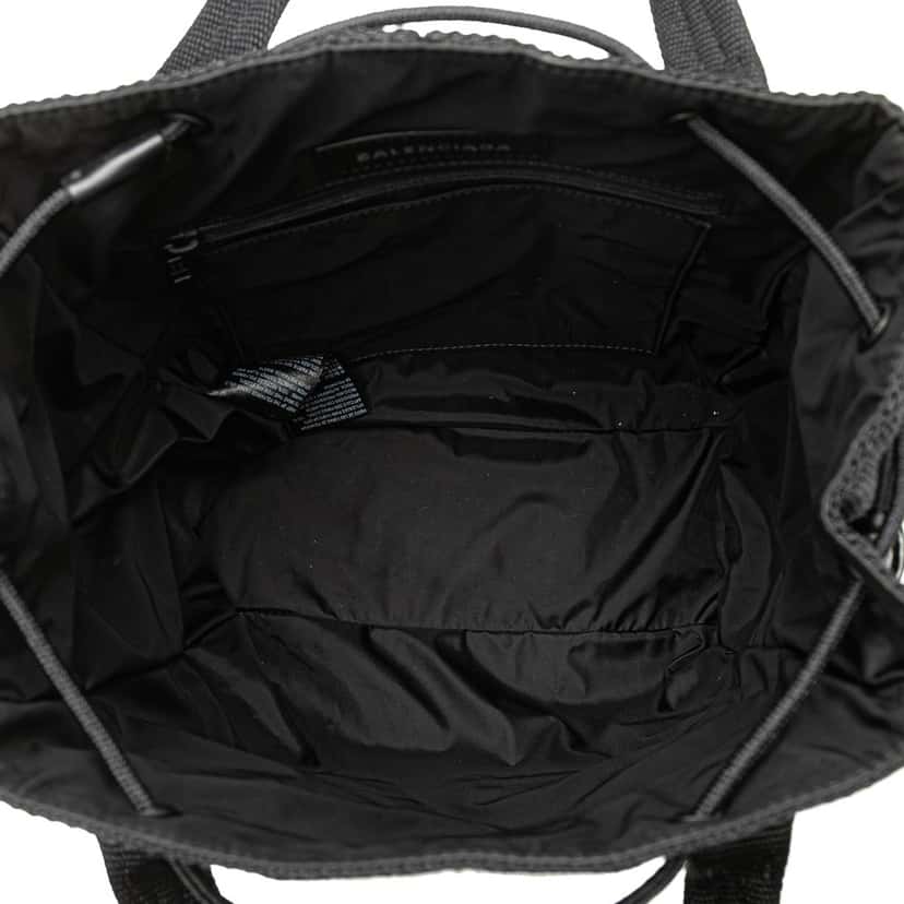 Balenciaga Small Lambskin Arena Army Tote Black Leather Good condition - Model View