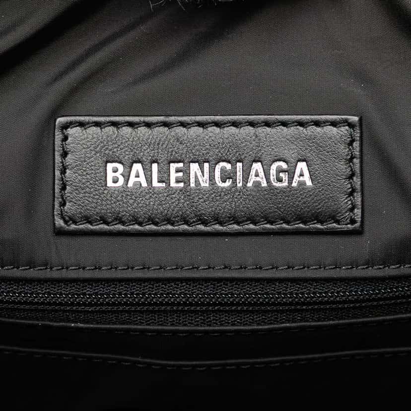 Balenciaga Small Lambskin Arena Army Tote Black Leather Good condition - Box View