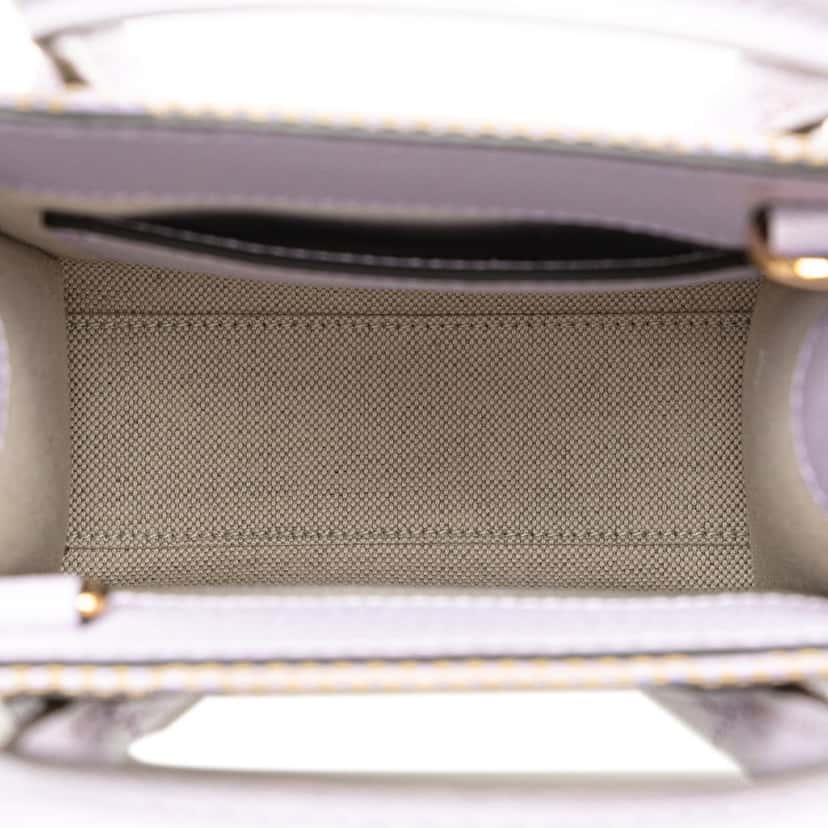 Gucci Mini Jumbo GG Canvas Interlocking G Satchel Brown Canvas Good condition - Model View