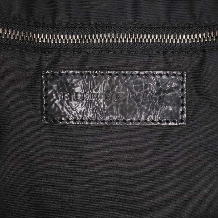 Burberry Medium Beat Check Nylon Victoria Tote Grey Good condition - Box View