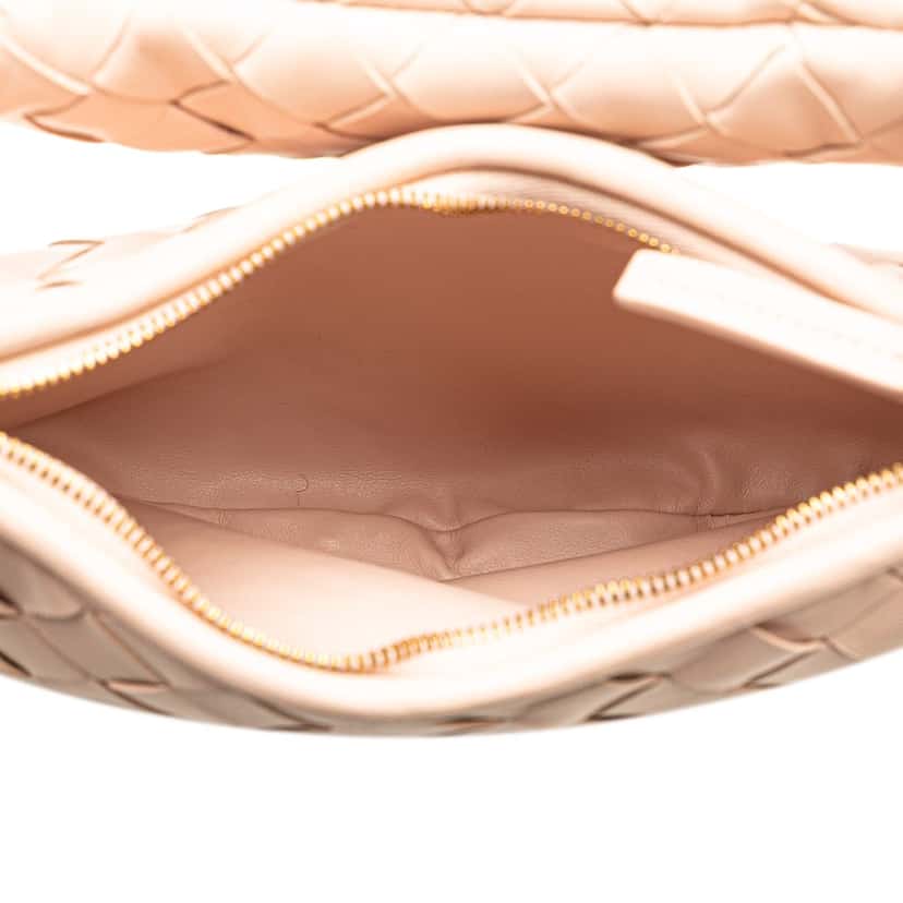 Bottega Veneta Small Nappa Intrecciato Gemelli Hobo Pink Leather Very good condition - Model View