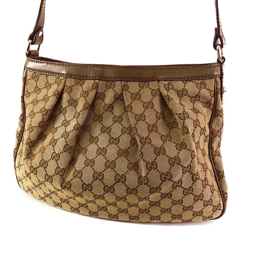 Gucci GG Canvas Sukey Crossbody Brown Canvas Good condition - Back View