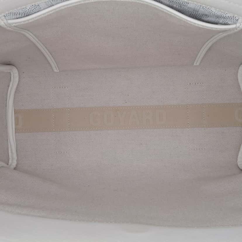 Goyard Goyardine Rouette PM White Canvas Good condition - Model View