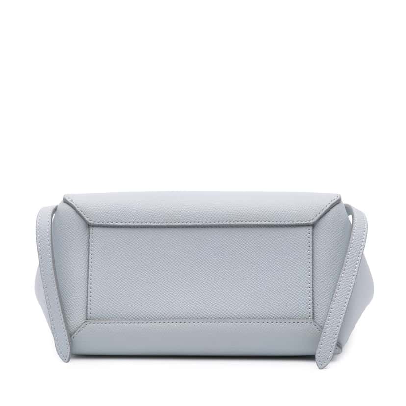 Celine Nano Grained Calfskin Belt Bag Grey Leather Good condition - Inside View