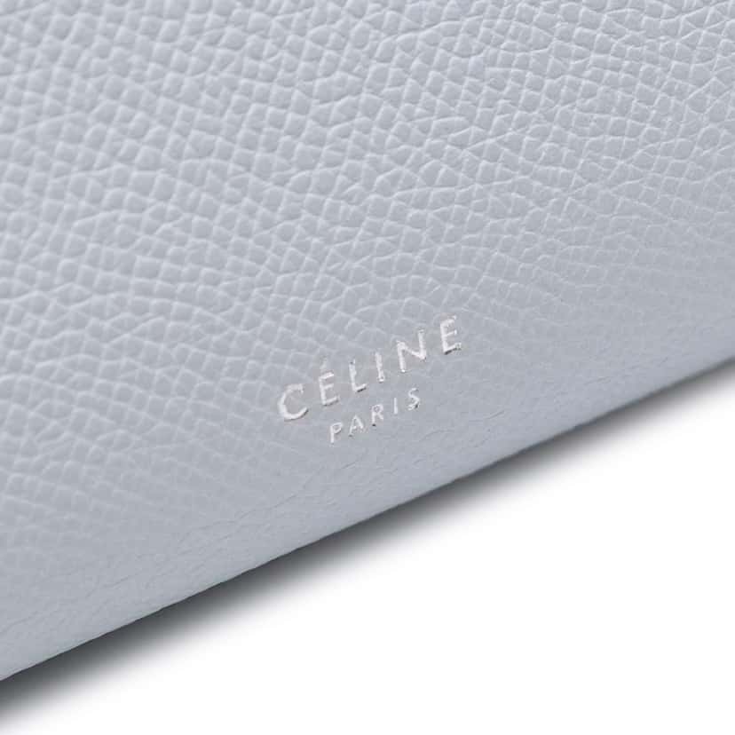 Celine Nano Grained Calfskin Belt Bag Grey Leather Good condition - Box View