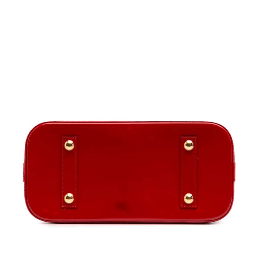 Louis Vuitton Monogram Vernis Alma PM Red Leather Good condition - Inside View