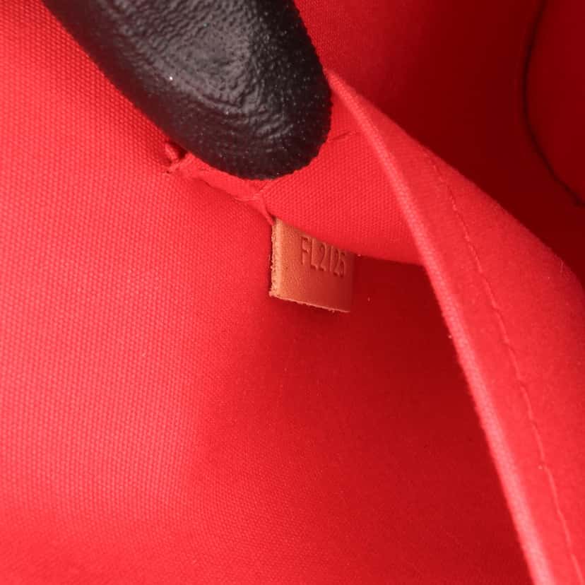 Louis Vuitton Monogram Vernis Alma PM Red Leather Good condition - Box View