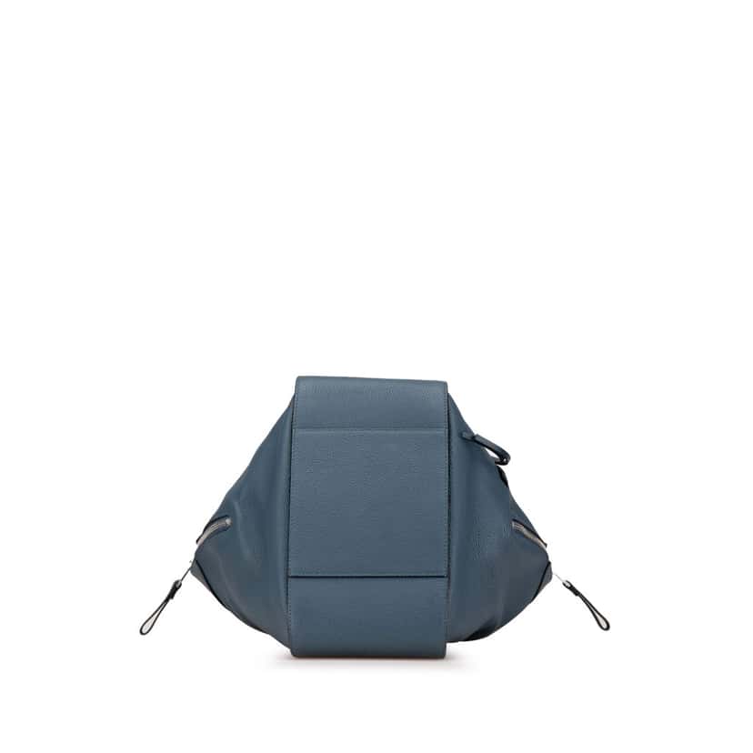 Loewe Small Leather Hammock Bag Blue Leather Very good condition - Inside View
