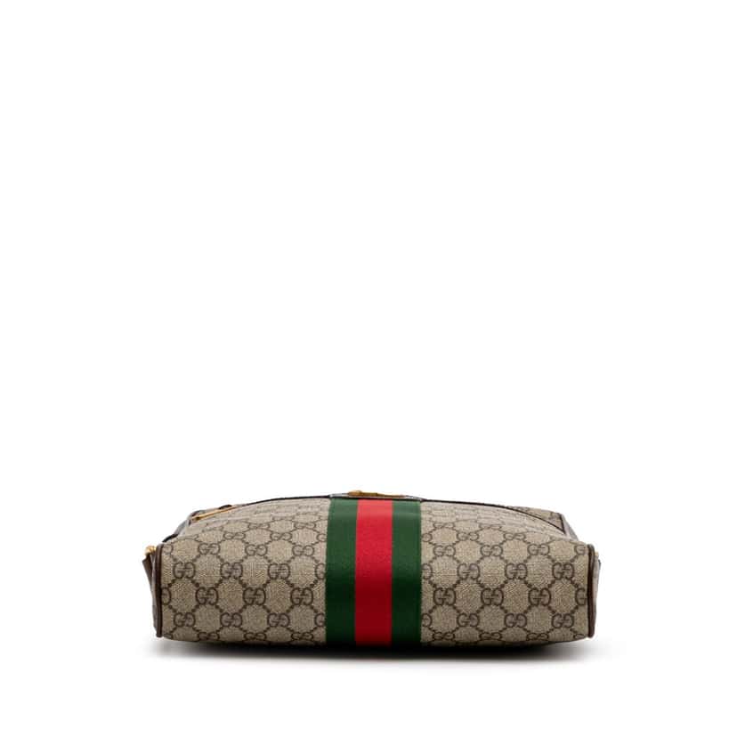 Gucci Medium GG Supreme Ophidia Crossbody Brown Canvas Good condition - Inside View