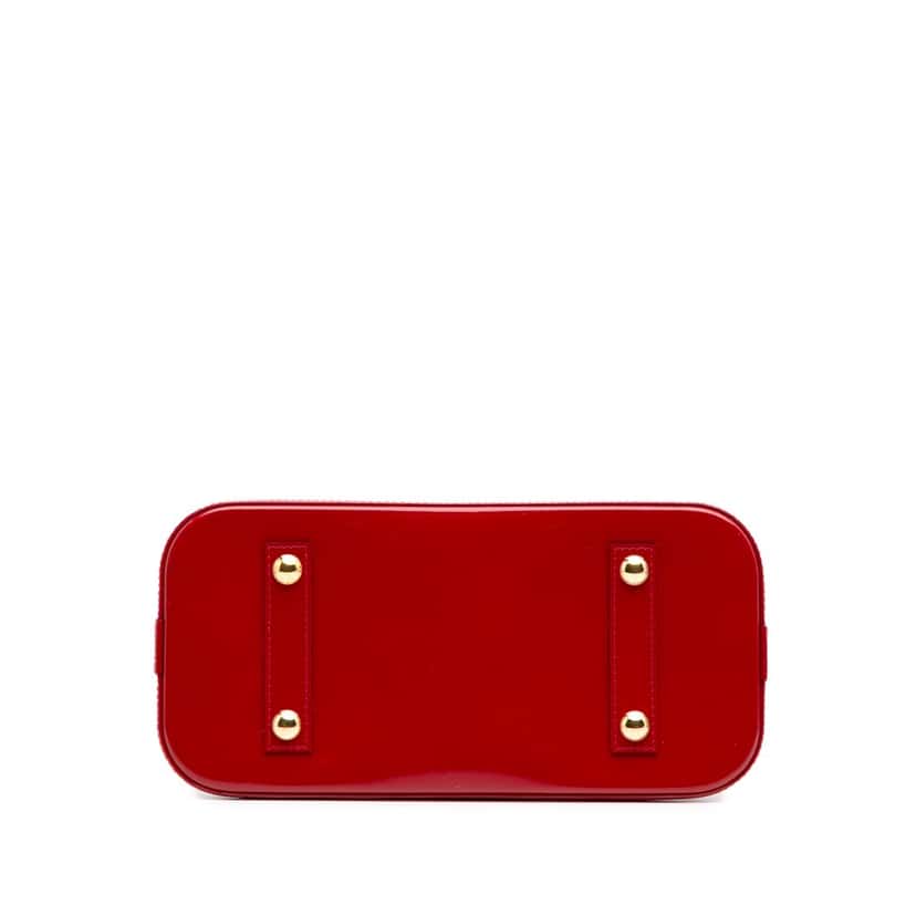 Louis Vuitton Monogram Vernis Alma PM Red Leather Good condition - Inside View