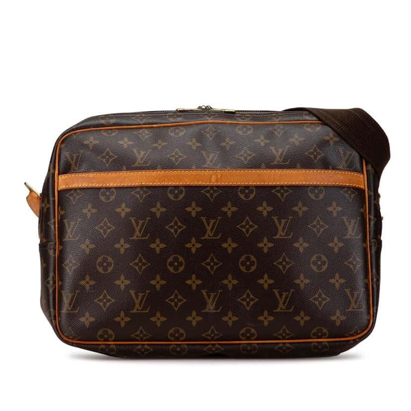 Louis Vuitton Monogram Reporter GM Brown Canvas Good condition - Front View