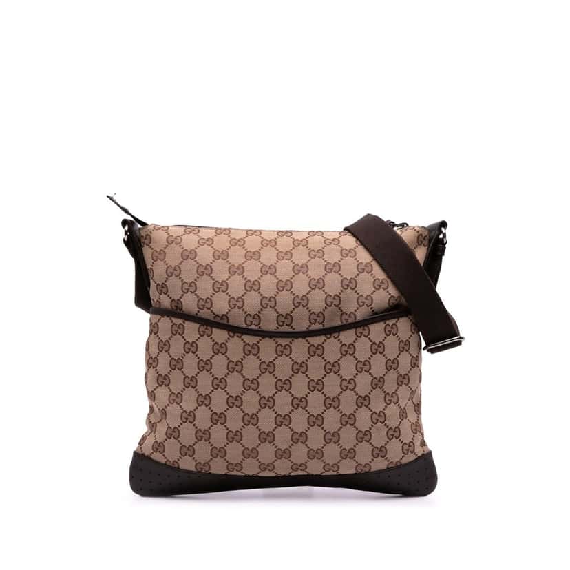 Gucci GG Canvas Crossbody Brown Canvas Good condition - Front View