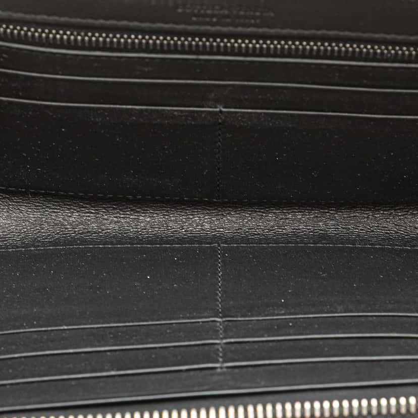 Bottega Veneta Nappa Intrecciato Zip Around Long Wallet Black Leather Good condition - Box View