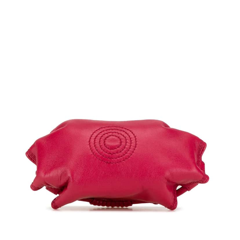 Loewe Nappa Aire Coin Pouch Pink Leather Good condition - Inside View